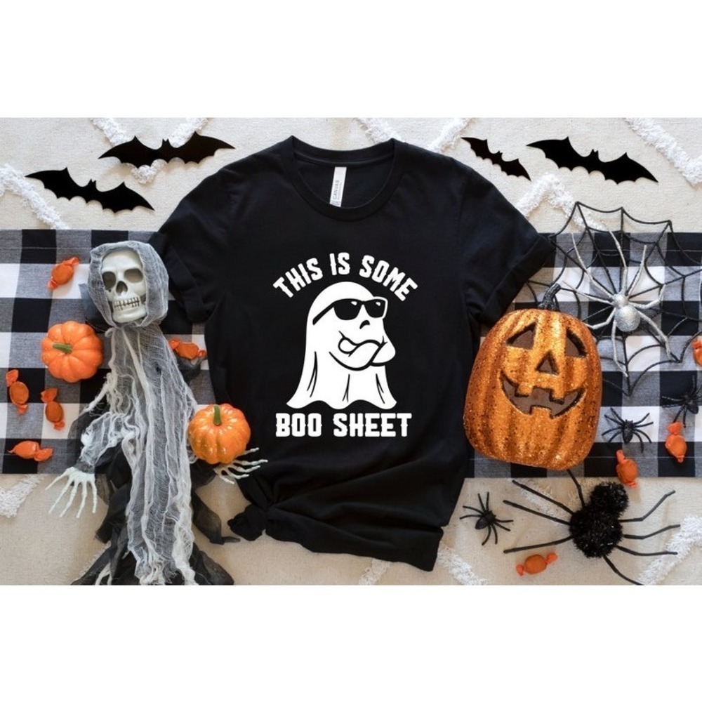 This Is Some Boo Sheet Funny Ghost Halloween Unisex T-Shirt